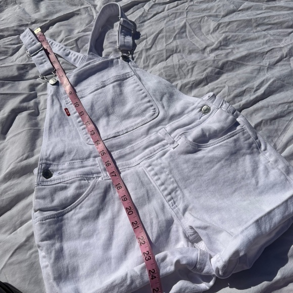 Levi’s Girls White Shortalls – Size 14 - Picture 4 of 6